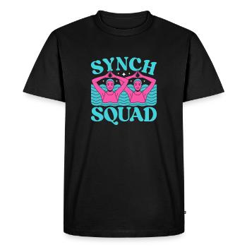 Synchronized swimming Artistic swimming Water sports - Men's Premium Organic T-Shirt - black - Front - Nico (187cm)