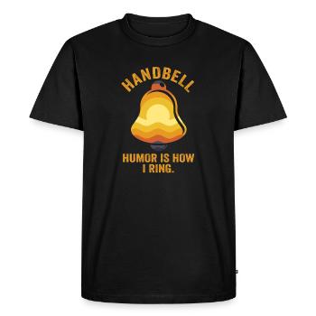 Choir Music Instrument Handbell Choir - Men's Premium Organic T-Shirt - black - Front - Nico (187cm)