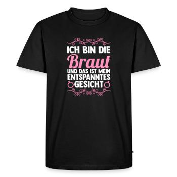 Bachelor Party Team Bride Hen Party - Men's Premium Organic T-Shirt - black - Front - Nico (187cm)