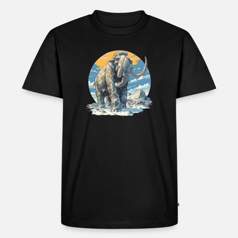 Mammuts Mammut - Männer Premium Bio T-Shirt - Schwarz