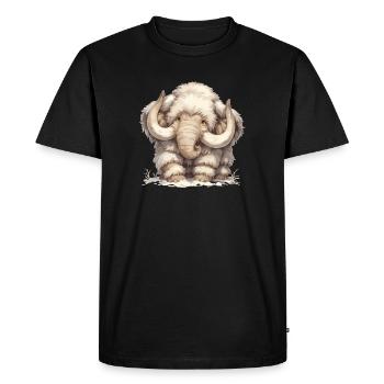 Mammoths Mammoth - Men's Premium Organic T-Shirt - black - Front - Nico (187cm)