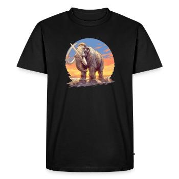 Mammoths Mammoth - Men's Premium Organic T-Shirt - black - Front - Nico (187cm)