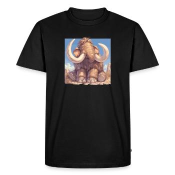 Mammoths Mammoth - Men's Premium Organic T-Shirt - black - Front - Nico (187cm)