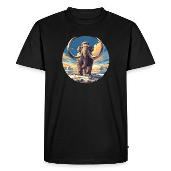 Mammoths Mammoth - Men's Premium Organic T-Shirt - black - Front - Nico (187cm)