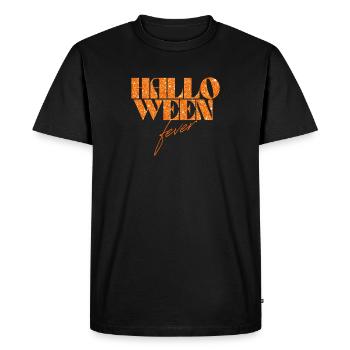 Halloween Fever Glitter Typography - Men's Premium Organic T-Shirt - black - Front - Nico (187cm)