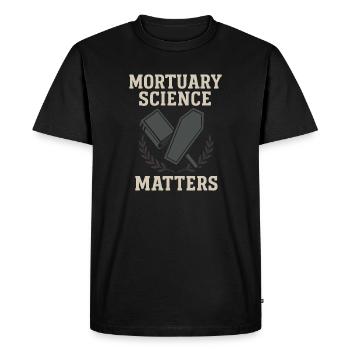Cadavre Science Humour noir Mort Positif - T-shirt Premium bio Homme - noir - Devant - Nico (187cm)