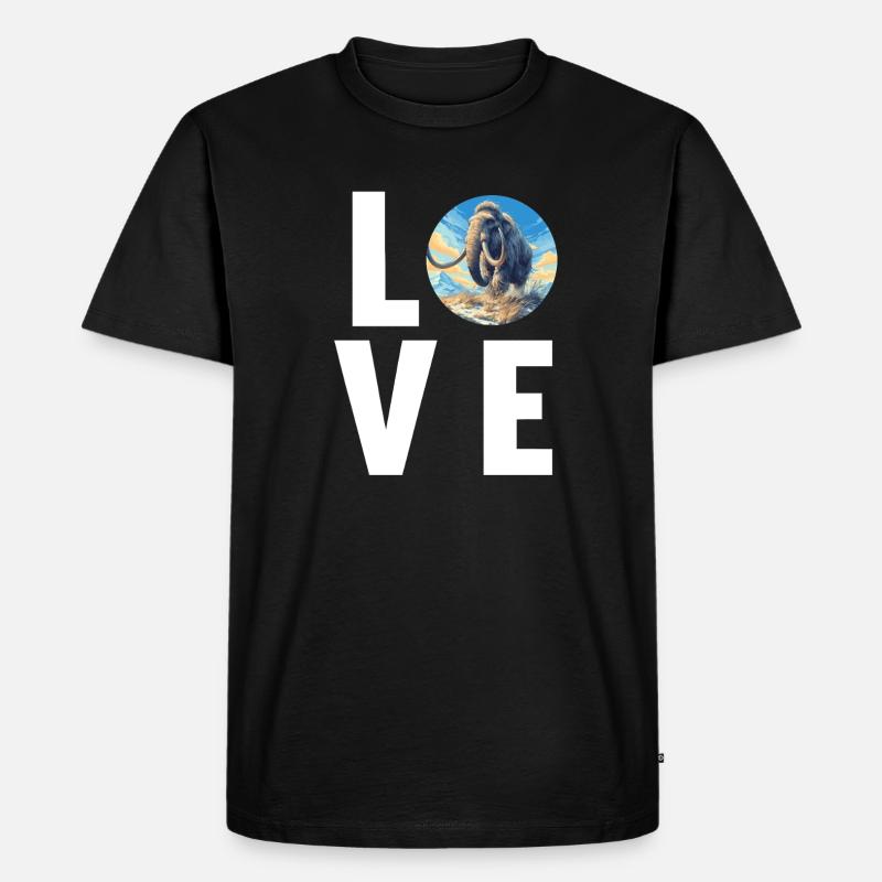 Mammuts Mammut - Männer Premium Bio T-Shirt - Schwarz