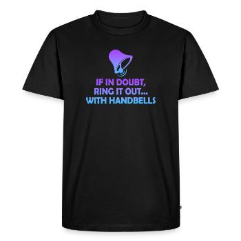 Choir Music Instrument Handbell Choir - Men's Premium Organic T-Shirt - black - Front - Nico (187cm)