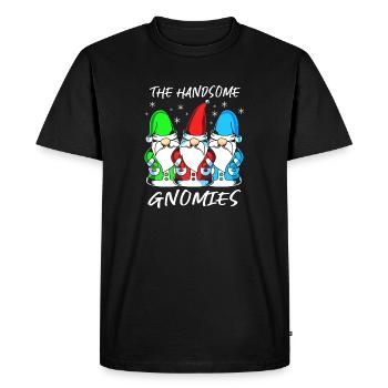 Gnome - T-shirt Premium bio Homme - noir - Devant - Nico (187cm)