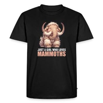 Mammoths Mammoth - Men's Premium Organic T-Shirt - black - Front - Nico (187cm)