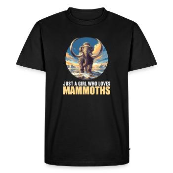 Mammoths Mammoth - Men's Premium Organic T-Shirt - black - Front - Nico (187cm)