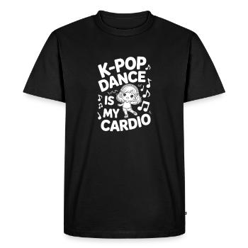 K-Pop Dance Funny Korea - Men's Premium Organic T-Shirt - black - Front - Nico (187cm)