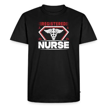 Funny Nurse Gifts Nursing Outfits - Men's Premium Organic T-Shirt - black - Front - Nico (187cm)