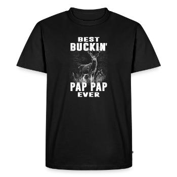 Cadeaux de chasseur Chasse Chasse Examen de chasseur - T-shirt Premium bio Homme - noir - Devant - Nico (187cm)