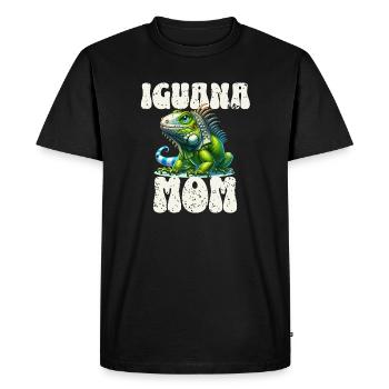 iguane - T-shirt Premium bio Homme - noir - Devant - Nico (187cm)