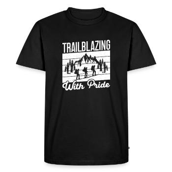 boys scout Scouting Trailblazing Whit Pride Scout - Men's Premium Organic T-Shirt - black - Front - Nico (187cm)