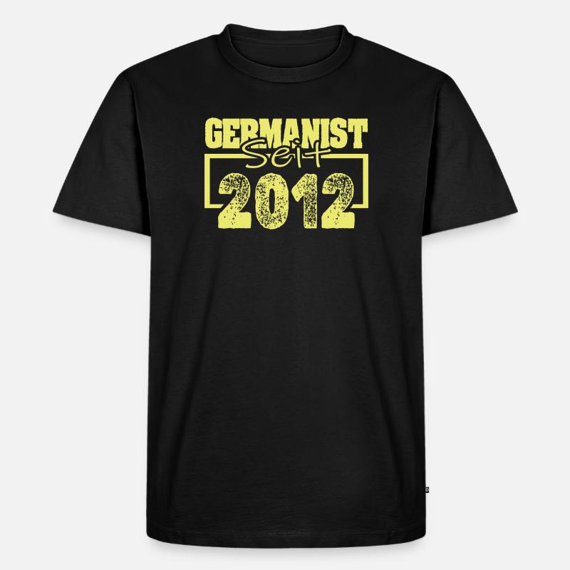 Studium 2012 - Männer Premium Bio T-Shirt - Schwarz