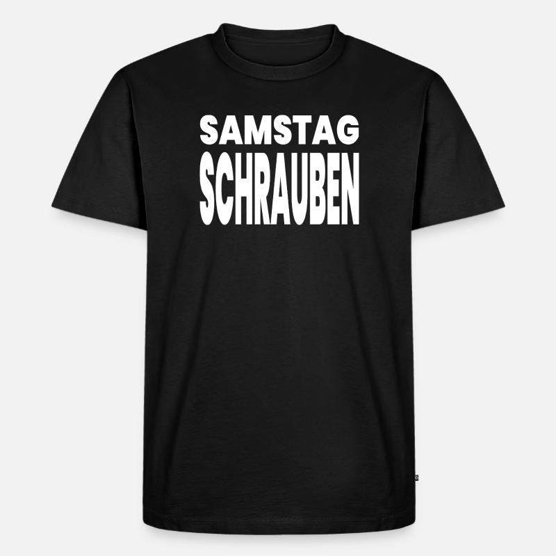 Autos - Männer Premium Bio T-Shirt - Schwarz