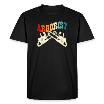 Ébéniste Ébéniste Cadeau Menuisier - T-shirt Premium bio Homme - noir - Devant - Nico (187cm)