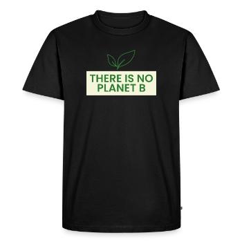 Il n’y a pas de planète B - T-shirt Premium bio Homme - noir - Devant - Nico (187cm)