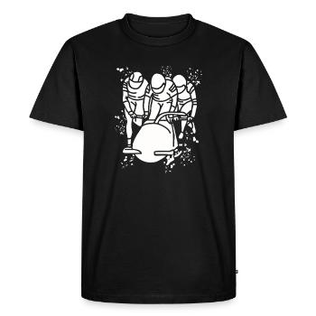 Bobsleigh Bobsleigh Four-man Bobsleigh - Men's Premium Organic T-Shirt - black - Front - Nico (187cm)