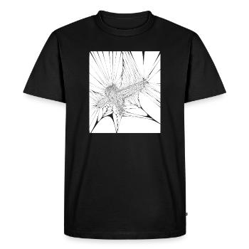 Revolt - Men's Premium Organic T-Shirt - black - Front - Nico (187cm)