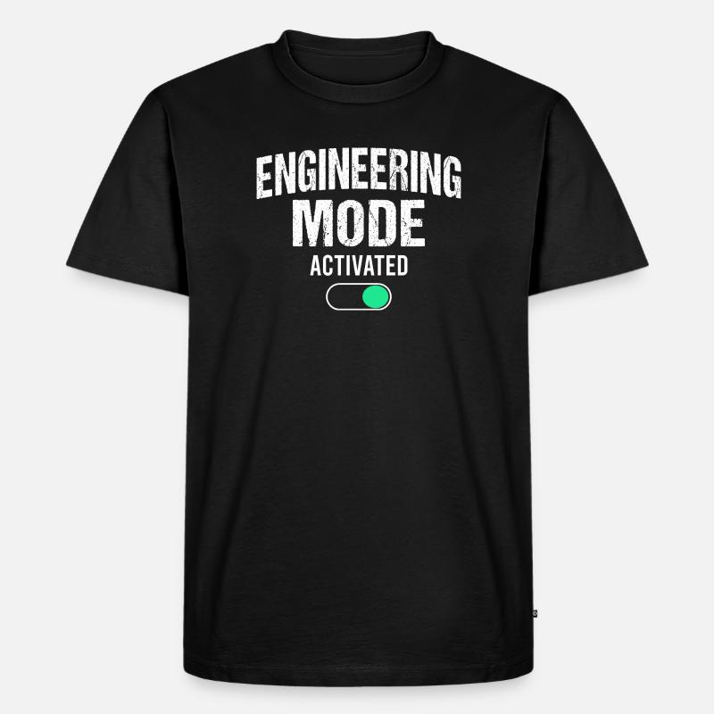 Mechanical Engineering Maschinenbauer Ingenieur - Männer Premium Bio T-Shirt - Schwarz