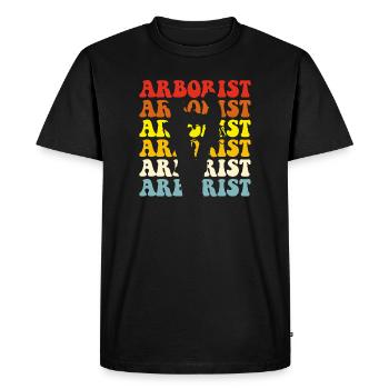 Ébéniste Ébéniste Cadeau Menuisier - T-shirt Premium bio Homme - noir - Devant - Nico (187cm)