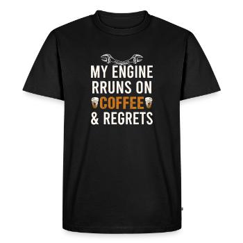 Mechanical Engineering Mechanical Engineer - Men's Premium Organic T-Shirt - black - Front - Nico (187cm)