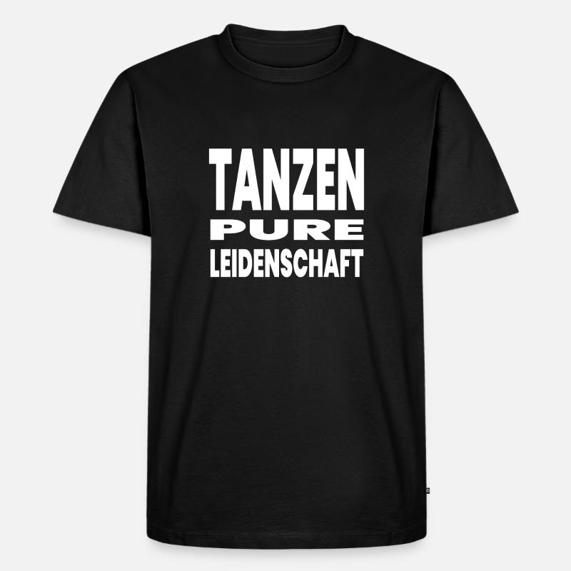 Tanzen - Männer Premium Bio T-Shirt - Schwarz
