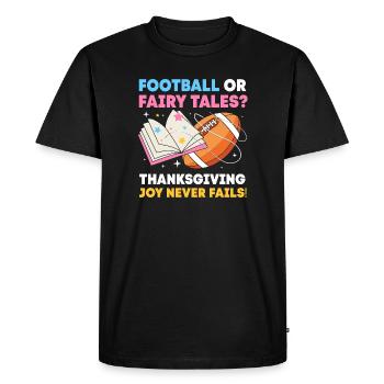 Thanksgiving Gender Reveal Future Maman - T-shirt Premium bio Homme - noir - Devant - Nico (187cm)