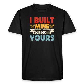 Mechanic Mechatronics Technician Screwdriver Gift - Men's Premium Organic T-Shirt - black - Front - Nico (187cm)
