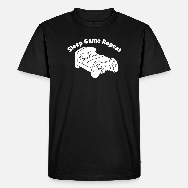 Gaming Bed Controller Design - Men's Premium Organic T-Shirt - black