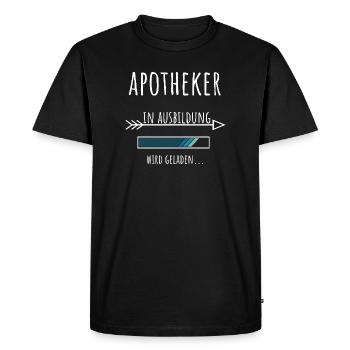 Étudiant en pharmacie Formation professionnelle Pharmacien - T-shirt Premium bio Homme - noir - Devant - Nico (187cm)