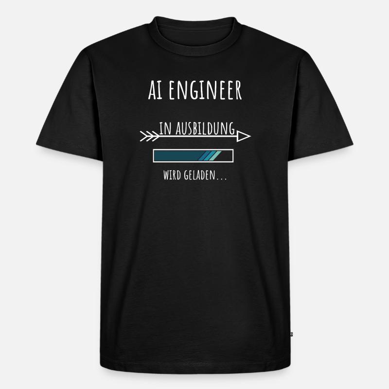 Artificial Intelligence Training AI Engineer - Men's Premium Organic T-Shirt - black