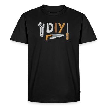 Conception d’outils de bricolage pour l’amélioration de l’habitat - T-shirt Premium bio Homme - noir - Devant - Nico (187cm)