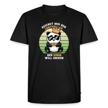 Gaming Hands me the controller gaming - Men's Premium Organic T-Shirt - black - Front - Nico (187cm)