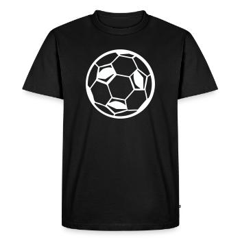 Fussball Ballon Soccer - T-shirt Premium bio Homme - noir - Devant - Nico (187cm)