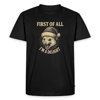First of all, I'm a joy - Men's Premium Organic T-Shirt - black - Front - Nico (187cm)