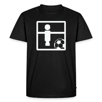 Fußball Soccer Kicker - Men's Premium Organic T-Shirt - black - Front - Nico (187cm)