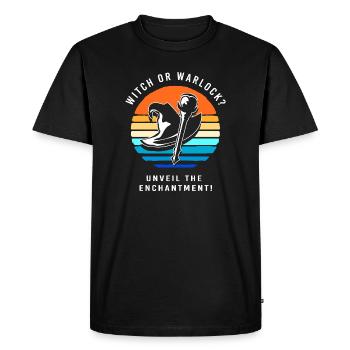 Révélation du sexe d’Halloween - T-shirt Premium bio Homme - noir - Devant - Nico (187cm)