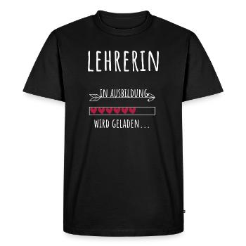 Formation des enseignants Formation des étudiants Formation professionnelle des enseignants - T-shirt Premium bio Homme - noir - Devant - Nico (187cm)