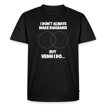 Math Math Math Teacher Mathematician - Men's Premium Organic T-Shirt - black - Front - Nico (187cm)