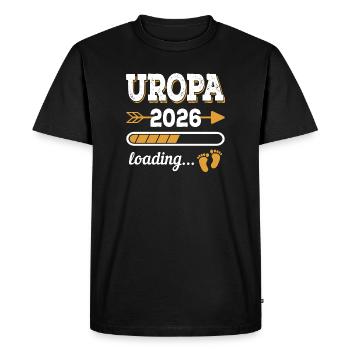 Great-Grandpa 2026 Loading Future Great-Grandfather Gift - Men's Premium Organic T-Shirt - black - Front - Nico (187cm)