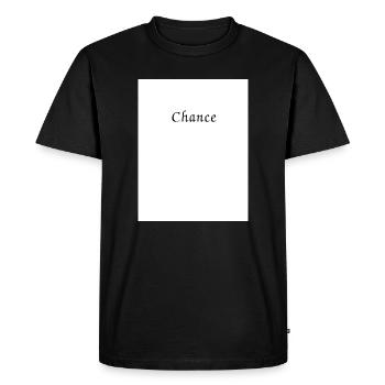 Trending T-shirt design. - Men's Premium Organic T-Shirt - black - Front - Nico (187cm)