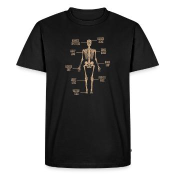 Caractéristiques du jeu de bingo Bingo - T-shirt Premium bio Homme - noir - Devant - Nico (187cm)