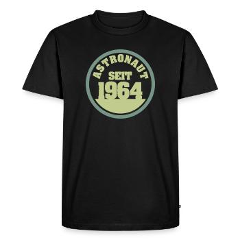 1964 1964 - T-shirt Premium bio Homme - noir - Devant - Nico (187cm)