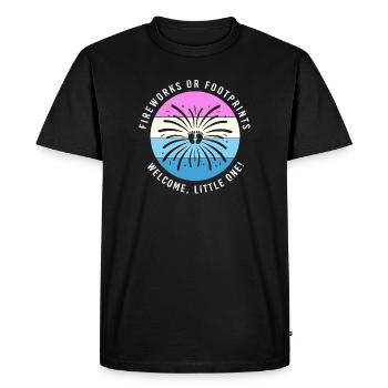 Sexe Révélation Réveillon Nouvel An Nouvel An - T-shirt Premium bio Homme - noir - Devant - Nico (187cm)