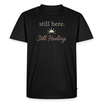 Sensibilisation à la santé mentale, - T-shirt Premium bio Homme - noir - Devant - Nico (187cm)