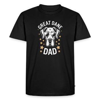 Dogue Allemand disant drôle Cadeau Dogue Allemand - T-shirt Premium bio Homme - noir - Devant - Nico (187cm)